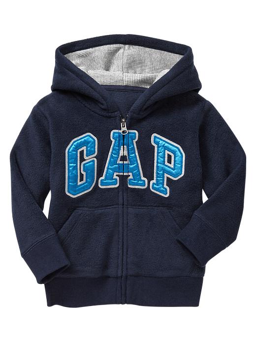 View large product image 1 of 1. Pro Fleece arch logo hoodie