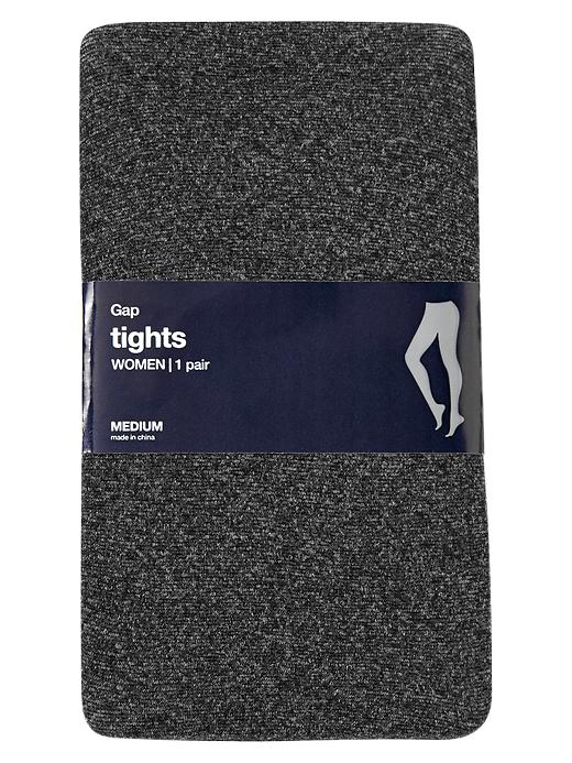 View large product image 1 of 2. Heathered opaque tights