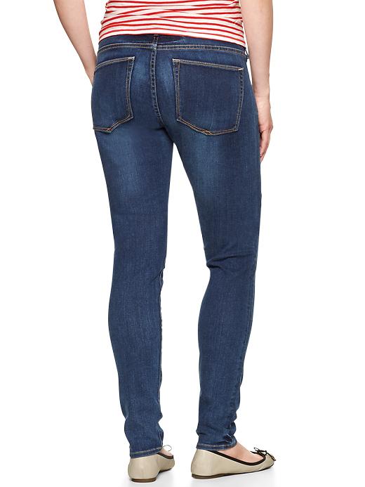 Image number 2 showing, 1969 full panel legging jeans