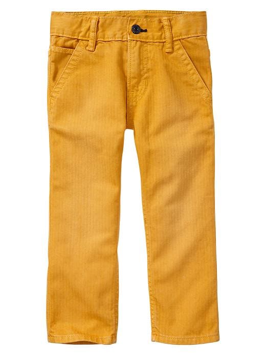Image number 1 showing, Colored trouser straight fit jeans