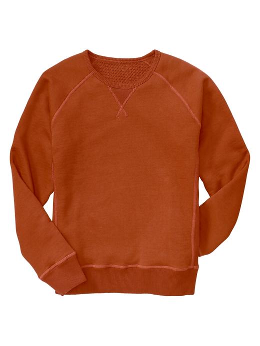 View large product image 1 of 1. Herringbone crew pullover
