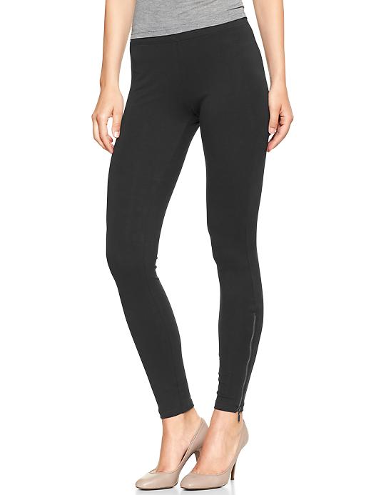View large product image 1 of 1. Side-zip leggings