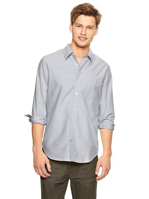 View large product image 1 of 1. Modern Oxford solid shirt