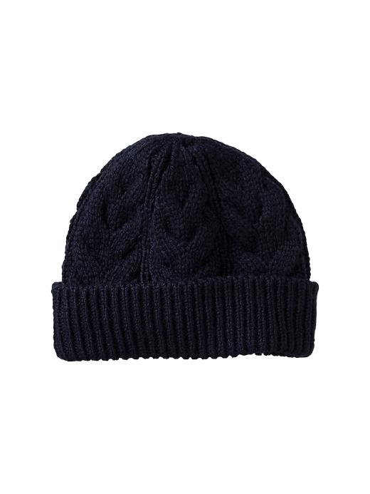 View large product image 1 of 1. Cable knit hat