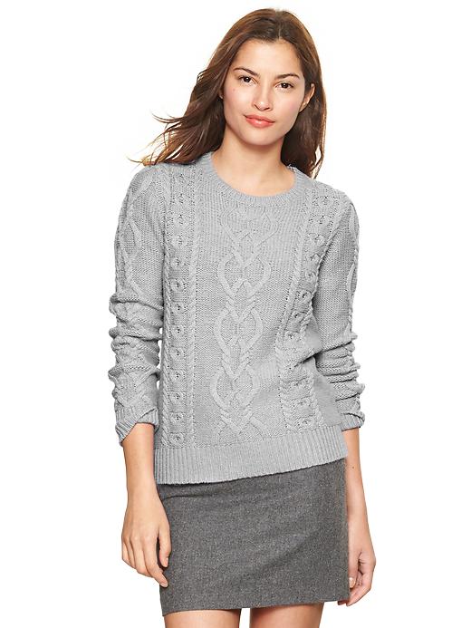 Image number 8 showing, Cable knit sweater