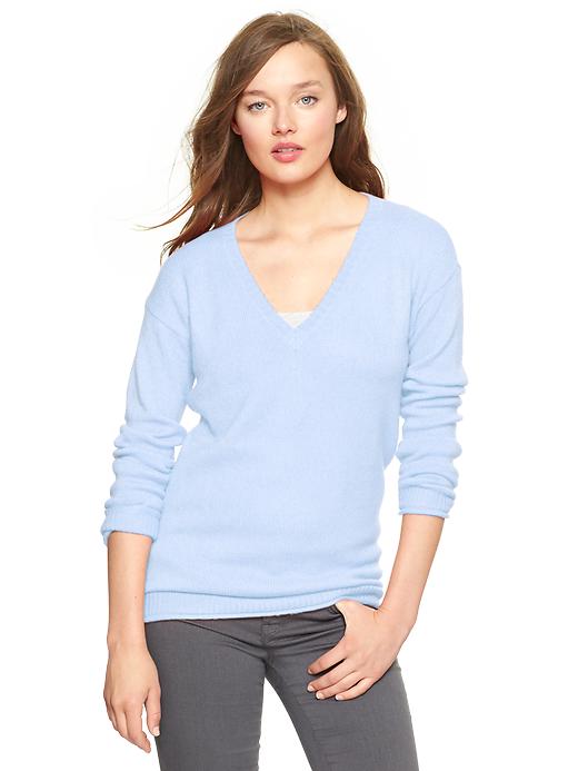 Image number 8 showing, Cozy V-neck sweater