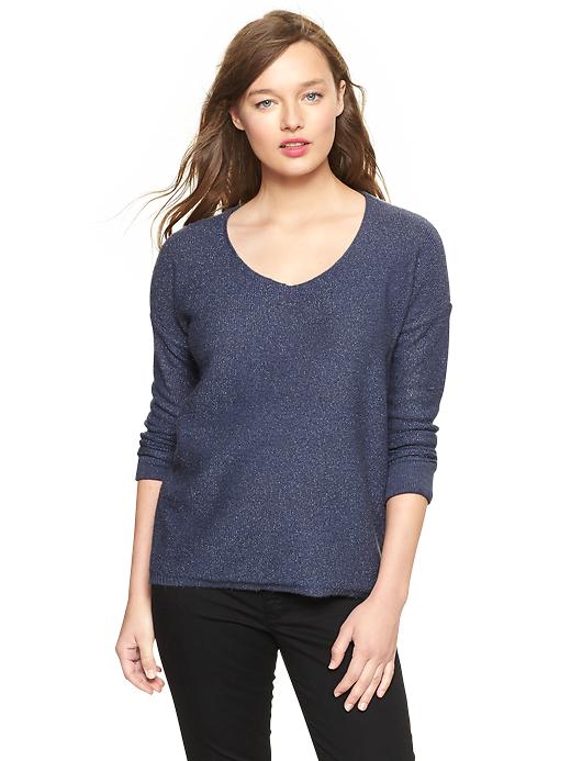 Image number 3 showing, Sparkle circle-hem sweater