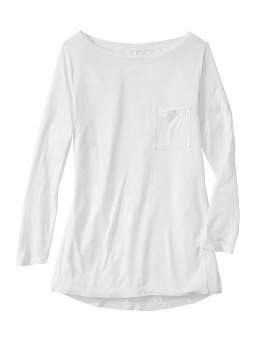 Image number 2 showing, Flared-back tee