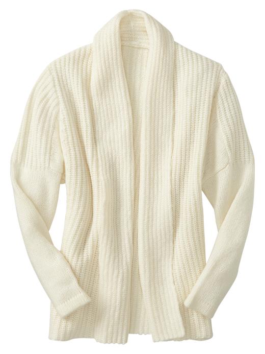 Image number 2 showing, Chunky open-front cardigan