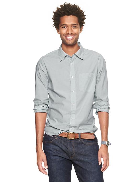 Image number 6 showing, Lived-in wash solid shirt