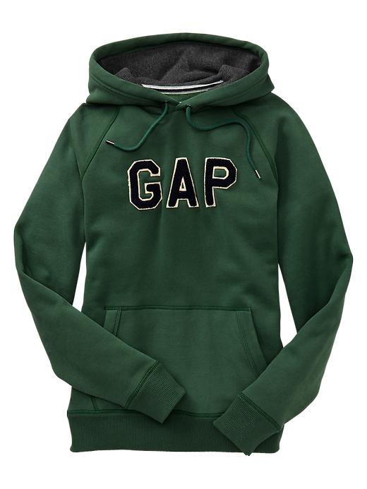 View large product image 1 of 1. Logo raglan pullover hoodie
