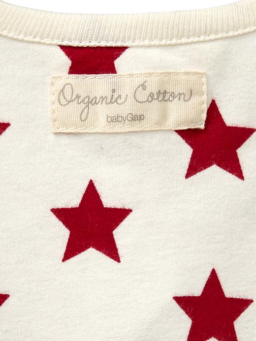 Image number 2 showing, Organic star footed one-piece