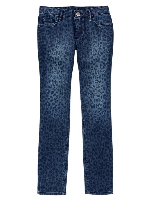 Image number 1 showing, 1969 leopard super skinny jeans