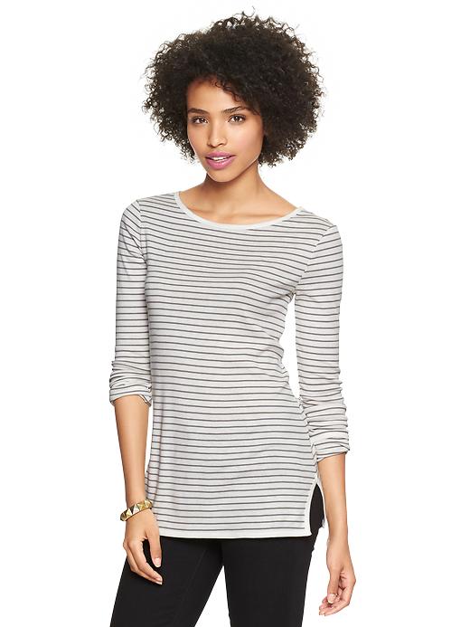 View large product image 1 of 1. Supersoft stripe tunic