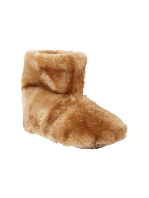 View large product image 1 of 1. Bear furry slippers