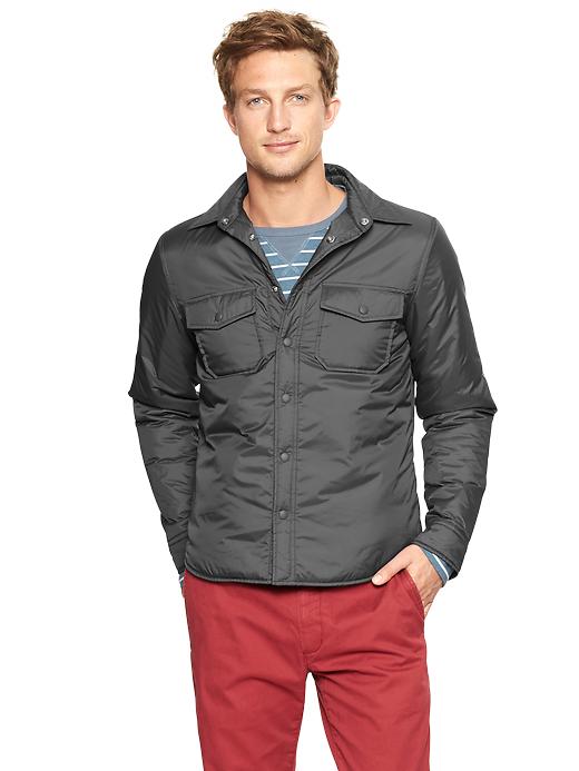 Image number 3 showing, Nylon shirt jacket