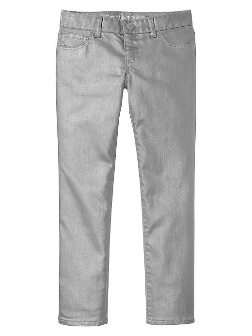 Image number 1 showing, 1969 metallic coated super skinny jeans