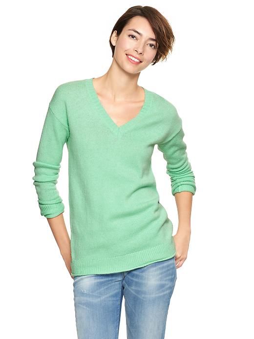 Image number 7 showing, Cozy V-neck sweater
