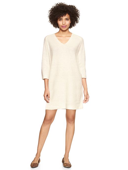 Image number 1 showing, Textural sweater dress