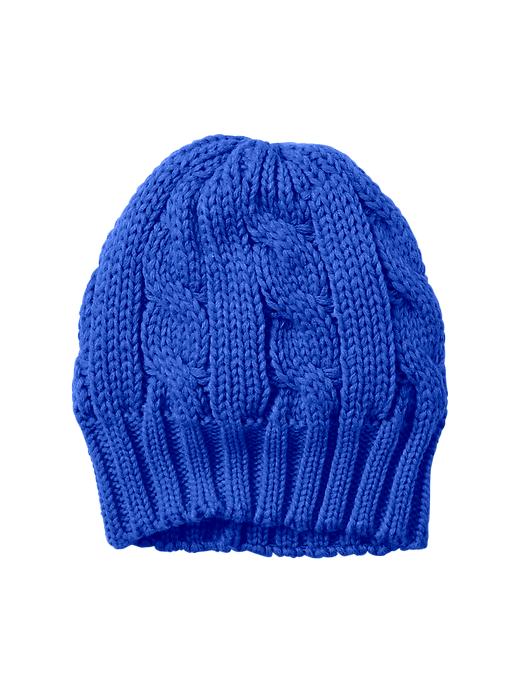 View large product image 1 of 1. Cable knit beanie