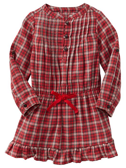 Image number 2 showing, Convertible plaid ruffle dress