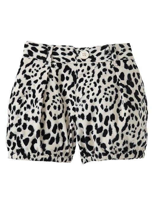 View large product image 1 of 1. Printed cord bubble shorts