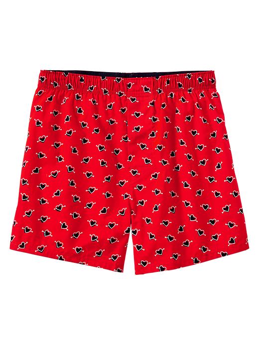 View large product image 1 of 1. Cupid heart print boxers