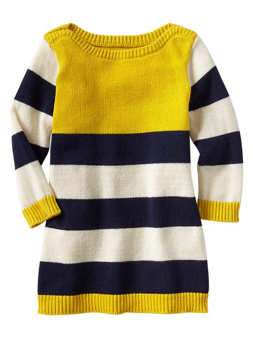 View large product image 1 of 1. Striped boatneck dress