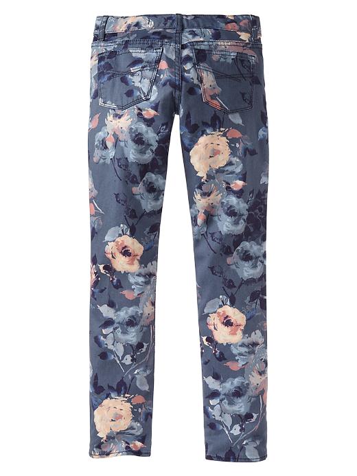 Image number 2 showing, 1969 floral super skinny jeans
