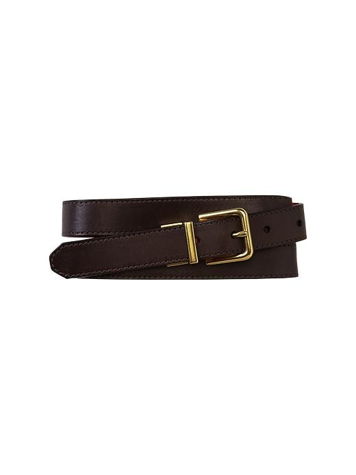 View large product image 1 of 1. Gap X GQ Ernest Alexander Reversible Leather/Canvas Belt