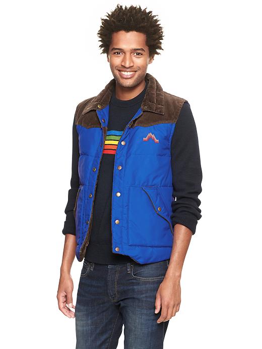 Image number 2 showing, Gap x GQ Aviator Nation Reversible Puffer Vest