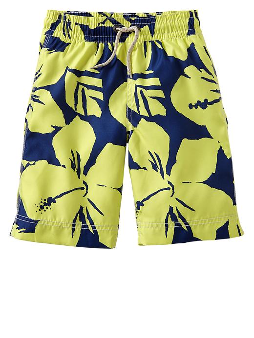 Image number 3 showing, Hibiscus swim trunks