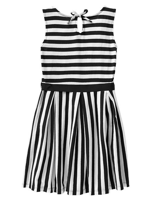 Image number 2 showing, Stripe ribbon-waist dress