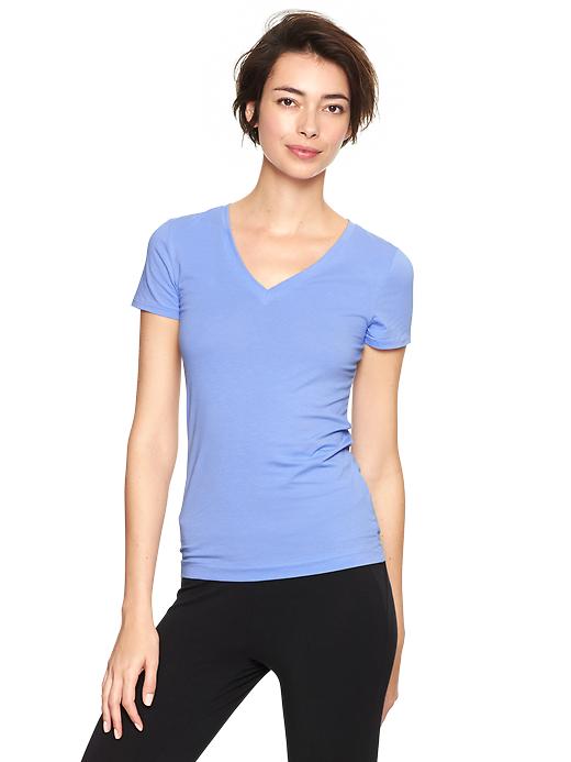 Image number 8 showing, Pure Body V-neck tee