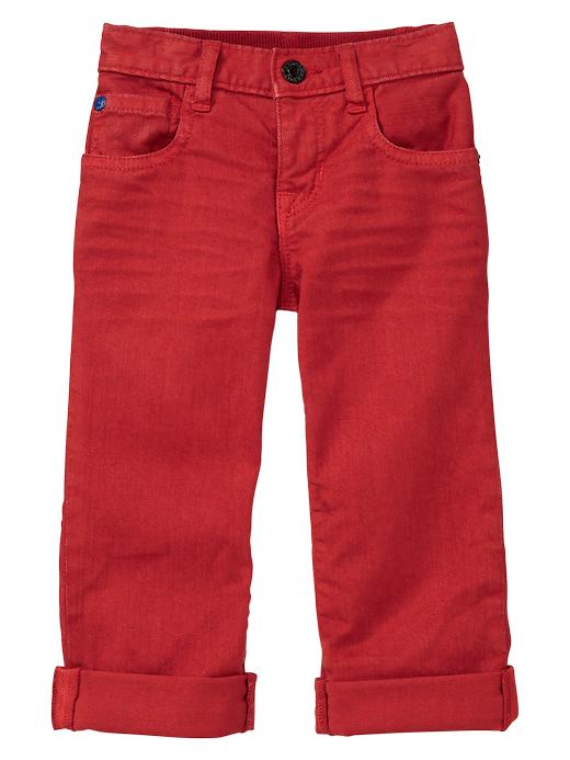 Image number 1 showing, Colored straight jeans