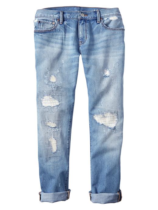Image number 3 showing, 1969 destructed sexy boyfriend jeans