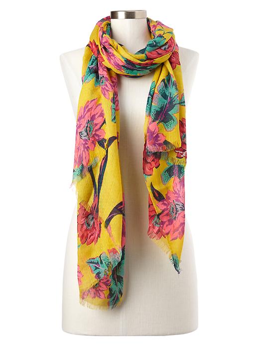 View large product image 1 of 1. Floral scarf
