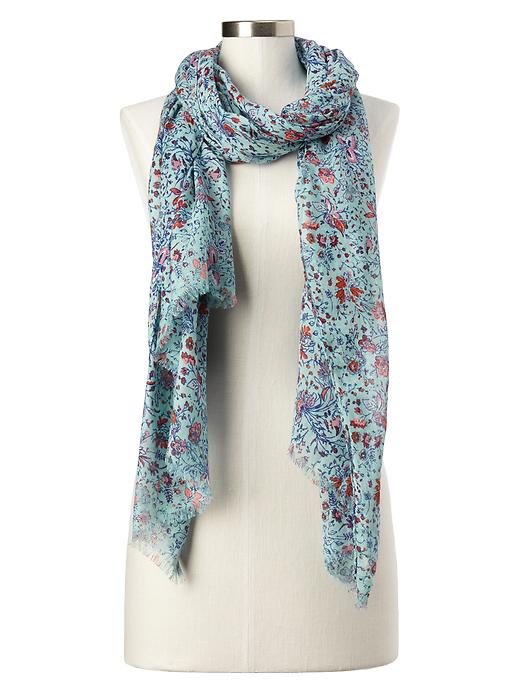 View large product image 1 of 1. Vintage floral scarf