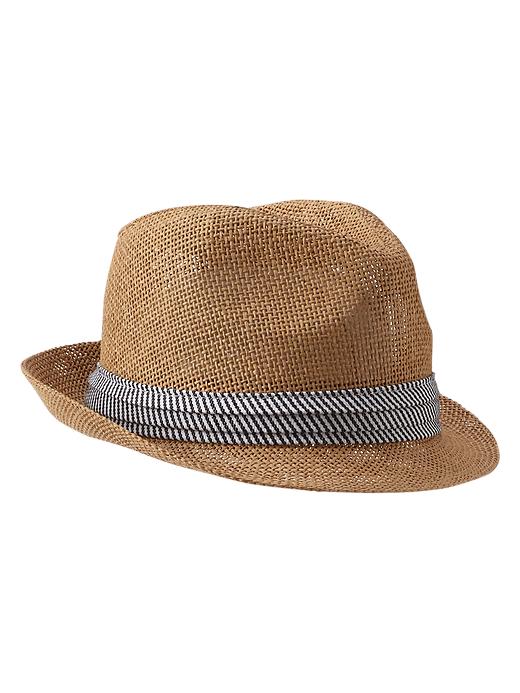 View large product image 1 of 1. Stripe fedora