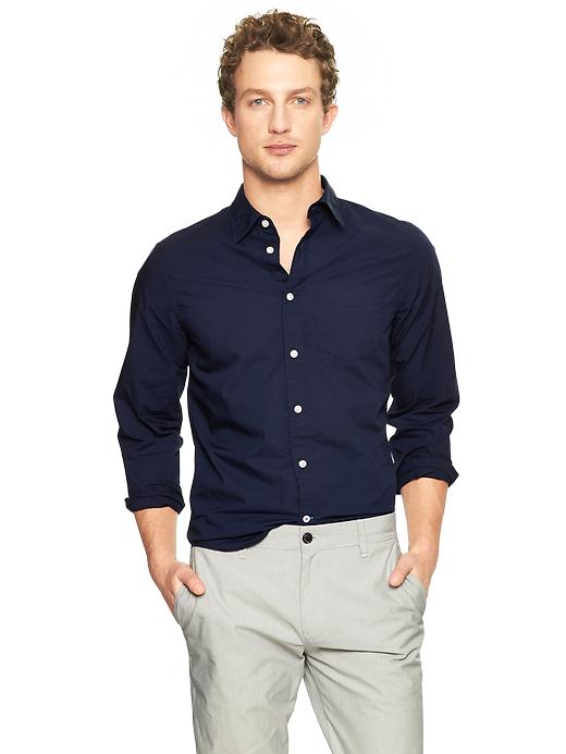 Image number 8 showing, Lived-in wash solid shirt