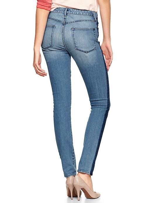 Image number 2 showing, 1969 side-stripe high-rise skinny jeans