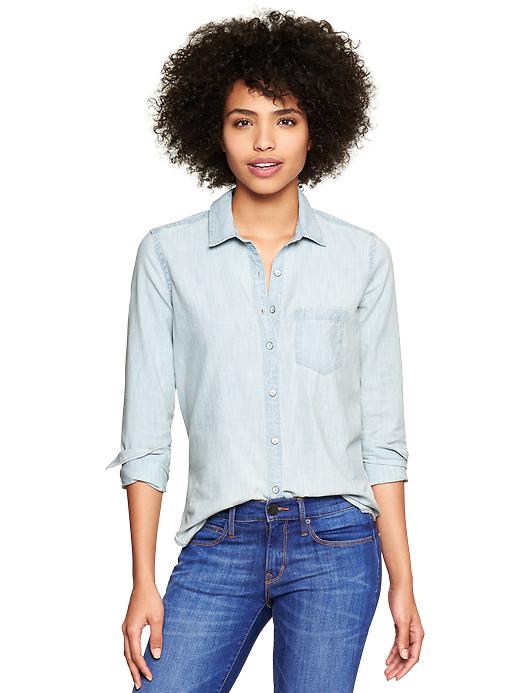 Image number 1 showing, 1969 chambray shirt