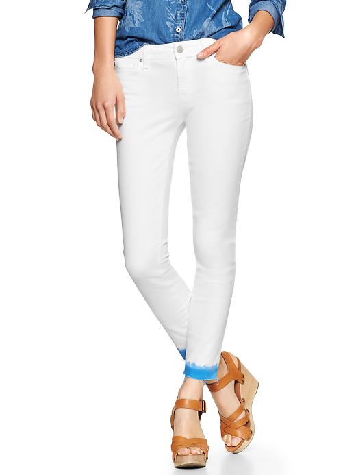 Image number 1 showing, 1969 dip-dye always skinny skimmer jeans
