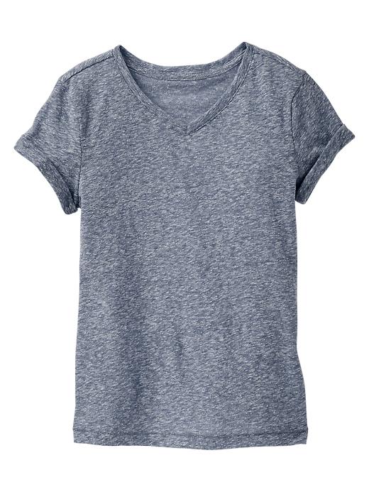 View large product image 1 of 1. V-neck cuffed T