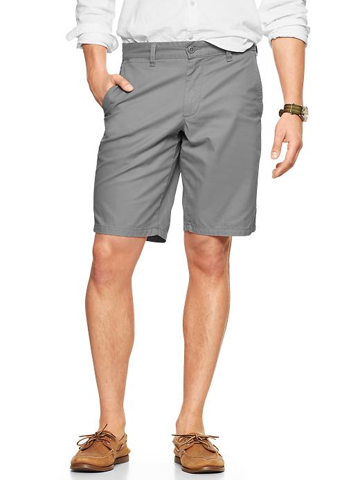 Image number 8 showing, Flat front shorts (11")