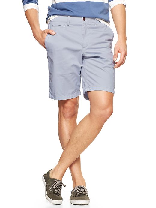 Image number 7 showing, Lived-in flat front shorts (10")