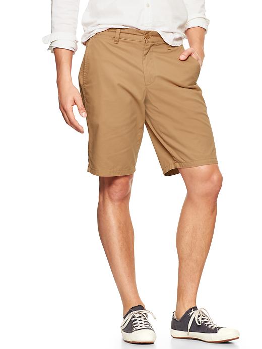 Image number 4 showing, Flat front shorts (11")
