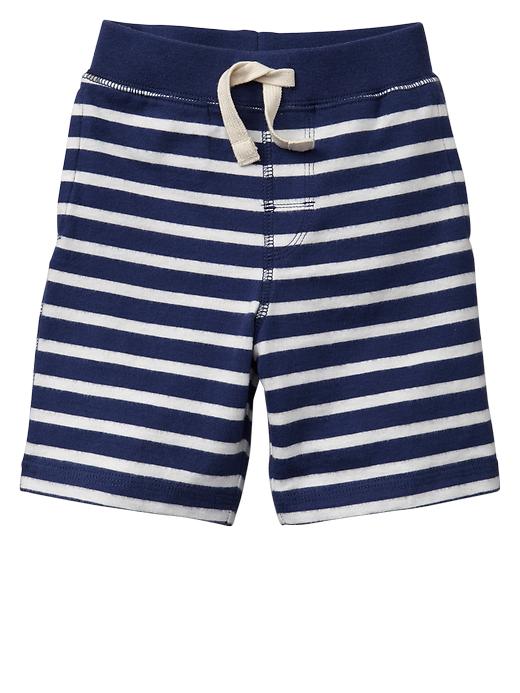 Image number 3 showing, Striped jersey knit shorts