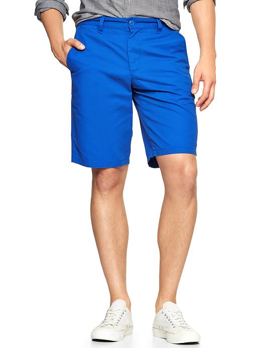 Image number 6 showing, Flat front shorts (11")