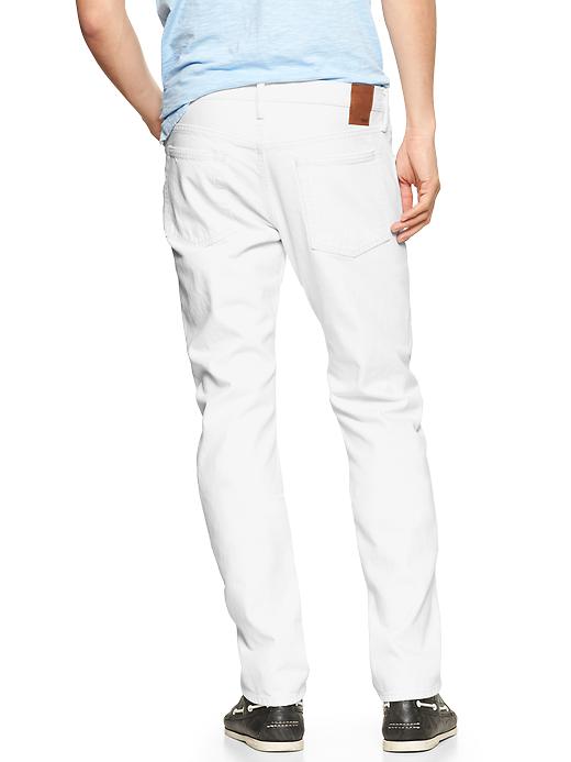 Image number 2 showing, 1969 slim fit jeans (white wash)